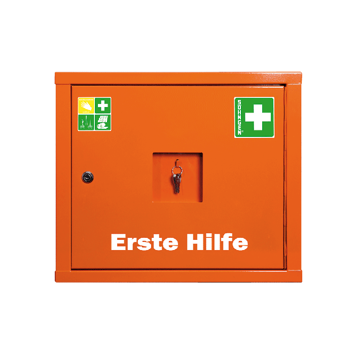 Armário de primeiros socorros JUNIORSAFE Norm Plus laranja