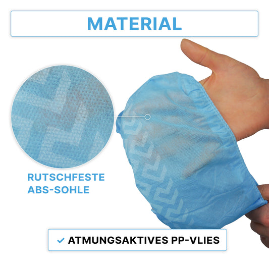 Capas para sapatos ARNOME ABS, antiderrapantes, descartáveis | Saco (100 peças)