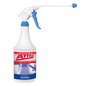 Garrafa de spray branca de 1L com gatilho azul e a inscrição "Dr. Schnell ATTILA EXTRA FORTE Limpa grelhadores e fornos, Higiene de cozinha" da DR.SCHNELL GmbH & Co. KGaA, com um rótulo vermelho-azul com texto em alemão para higiene de cozinha.