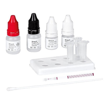 Pacote de tiras de teste Cleartest Strep A: 25 tiras de teste | Pacote (25 testes)