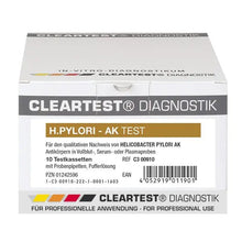 Cassetes de teste Cleartest Pylori