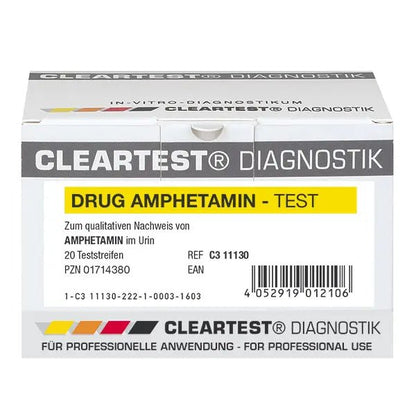 Droga Cleartest, Tetrahidrocanabinol 50ng/ml, Embalagem: 20 peças | Pacote (20 testes)