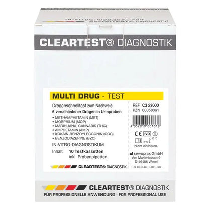 Metanfetamina multidrogas Cleartest