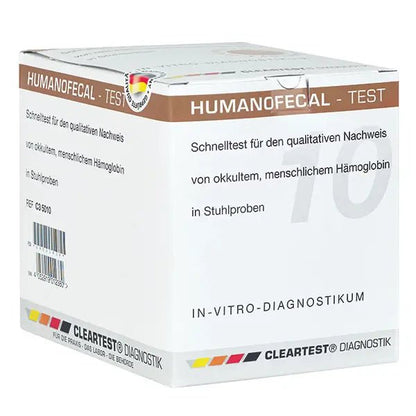 Cleartest Humanofecal, Pacote: 50 testes | Pacote (50 testes)