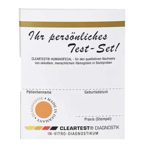Cleartest Humanofecal, Pacote: 50 testes | Pacote (50 testes)