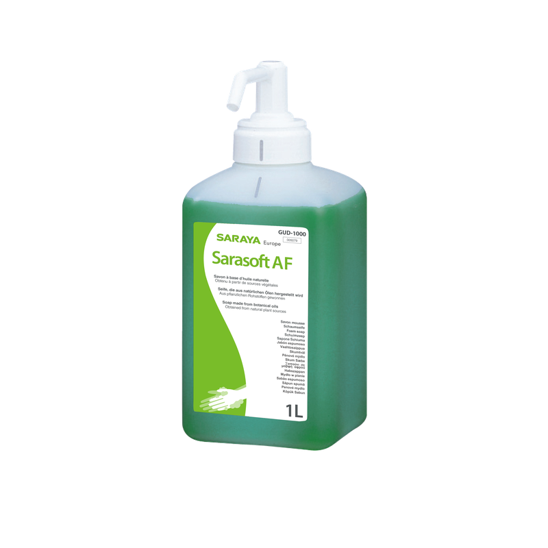 Sabonete de espuma Saraya Alsoft sem fragrâncias