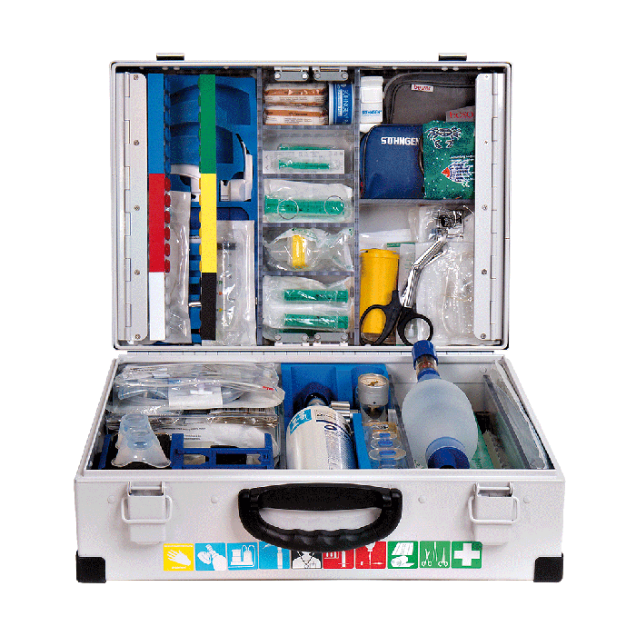 Notfallkoffer CLINOMED Modul A-C+O2-1L