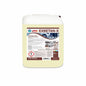 Um recipiente branco de 10 litros com a inscrição "Arcora Exbetan-X Limpeza de Oficinas e Indústrias" da Arcora International GmbH, com informações do produto, código de barras, pictogramas de segurança e símbolos de aviso para limpeza industrial e de oficinas.