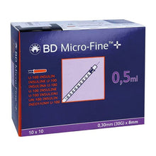Seringa de insulina Micro-Fine Plus | Pacote (100 peças)