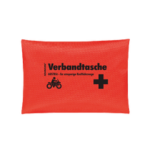Mala de primeiros socorros «Austria» laranja para veículos de uma via, em conformidade com a norma ÖNORM V 5100