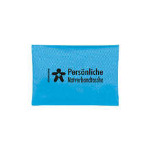 Saco de primeiros socorros pessoal, azul