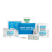 Mala de primeiros socorros Home Office, azul