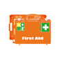 Erste Hilfe-Koffer SN-CD Norm orange First Aid
