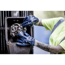 Luvas de nitrilo NITRAS, azuis