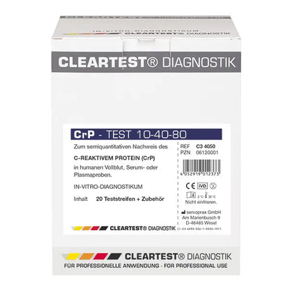 Corte de CrP Cleartest: 10-40-80mg/l