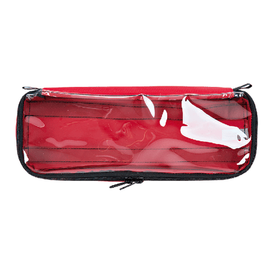 Bolsas modulares para mochilas, tamanho grande: 32 x 12 x 5 cm, vermelhas