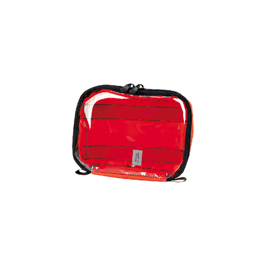 Bolsas modulares para mochilas, pequenas, 16 x 12 x 5 cm, vermelhas