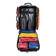 Mochila de emergência NumberOne vazia com suporte para O₂ de 1 l