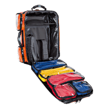 Mochila de emergência NumberOne vazia com suporte para O₂ de 1 l