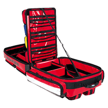 Mochila de emergência PROFiL vazia, incluindo 3 bolsas modulares grandes e 2 pequenas
