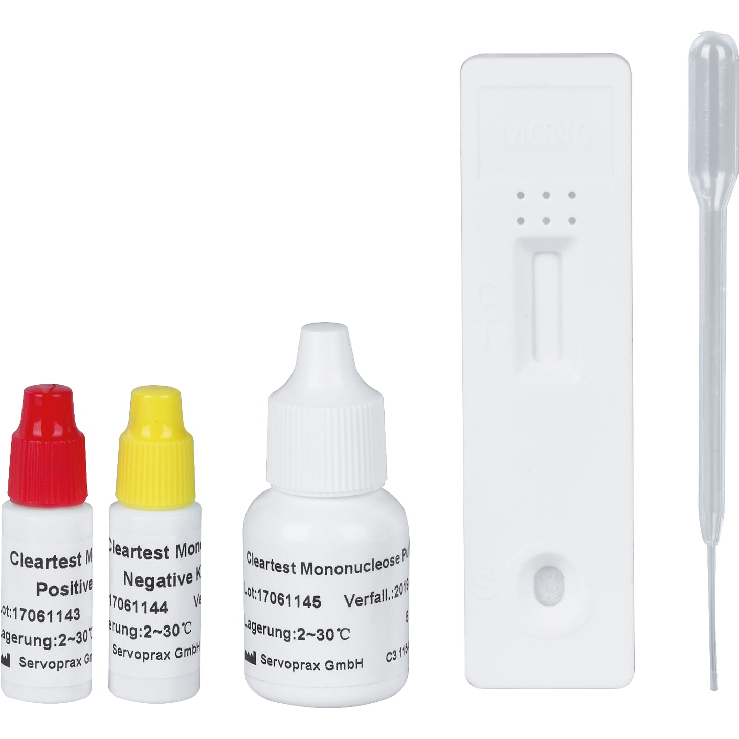 Teste claro de mononucleose