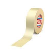 Fita de proteção de papel tesakrepp 4324, amarelo pastel, 50 m x 12 mm