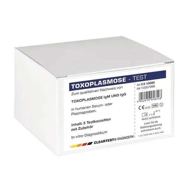 Teste claro de toxoplasmose