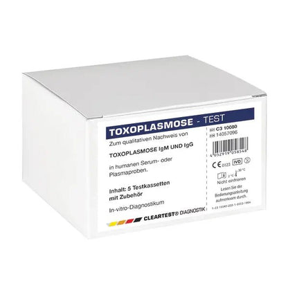 Teste claro de toxoplasmose