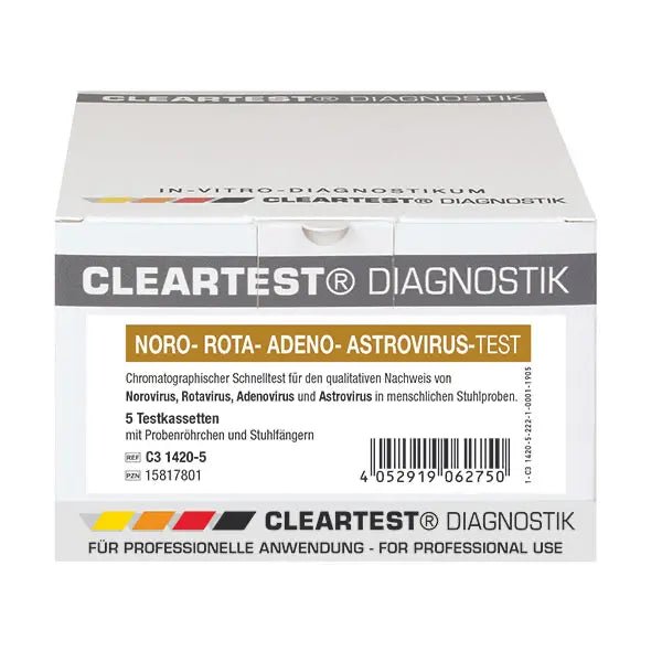 Cleartest Noro-Rota-Adeno-Astrovírus*