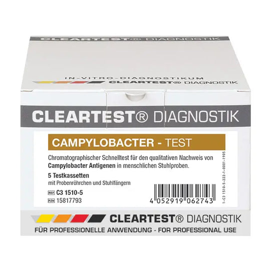 Teste Cleartest Campylobacter, de fezes