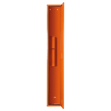Armário vertical para maca de primeiros socorros, laranja, vazio