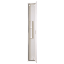 Armário vertical para maca de primeiros socorros, branco, vazio