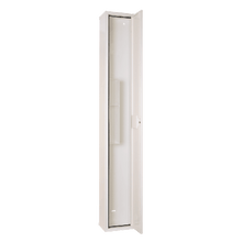 Armário vertical para maca de primeiros socorros, branco, vazio