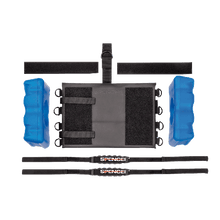 Conjunto de fixação da cabeça para a maca ortopédica «Spine-Board Super Blue»