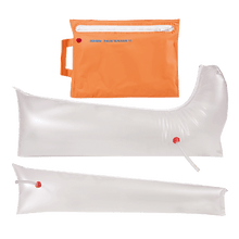 Conjunto de 3 peças de talas insufláveis em PVC da PneuPlast