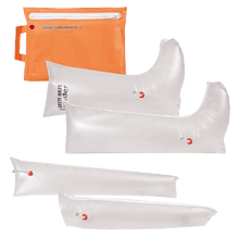 Conjunto de 5 peças de talas insufláveis em PVC da PneuPlast