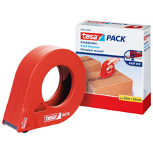 Dispensador manual de fita adesiva para embalagens tesa 6074 para rolos com 38 mm de largura