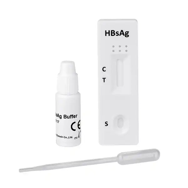 Pacote Cleartest HBsAg: 10 testes, incluindo acessórios | Pacote (10 testes)