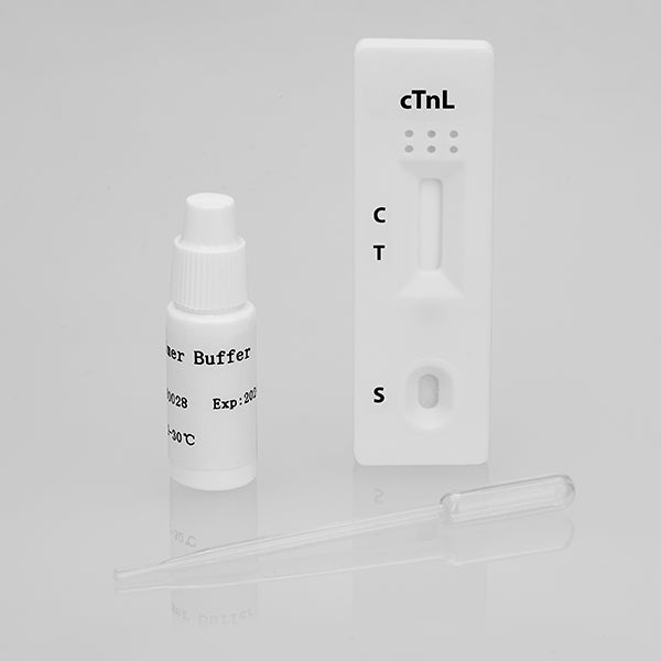 Cleartest light Troponin I Pack: 5 cassetes de teste, incluindo acessórios | Pacote (5 testes)