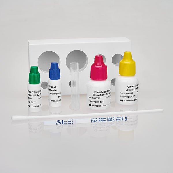 Cleartest light Strep-A, pacote de tiras de teste: 25 testes | Pacote (25 testes)