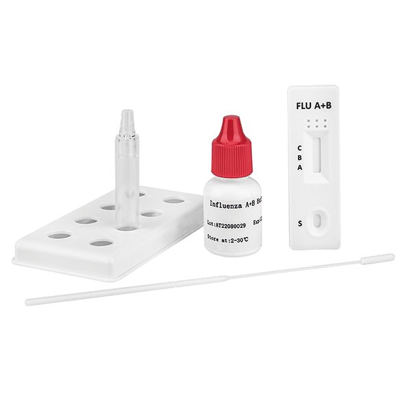 Pacote. *Cleartest light Influenza A+B* Pacote: 10 testes, incluindo acessórios | Pacote (10 testes)