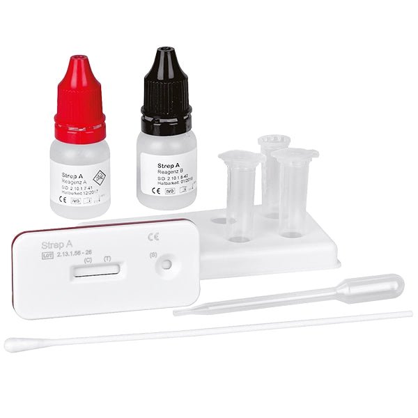 *Cleartest Strep-A Eco Pack: 20 cassetes de teste, incluindo acessórios (sem solução de controle | pacote (20 testes)