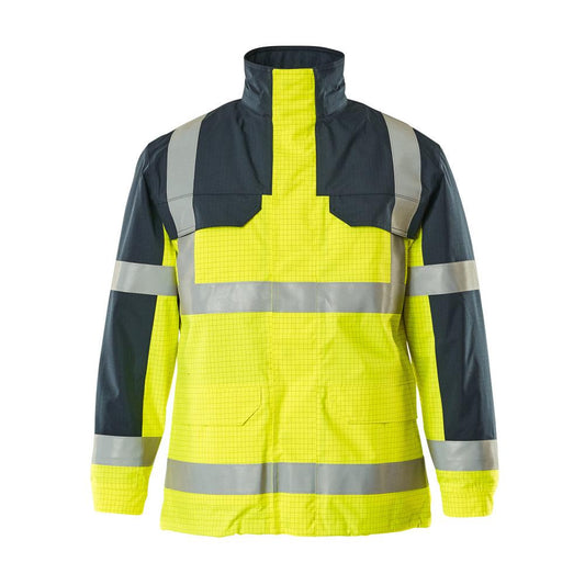 MASCOT® Lungern Parka Multisafe, alta visibilidade amarelo/marinho