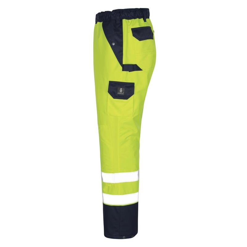 Sobrecalças MASCOT® Linz, alta visibilidade amarelo/marinho