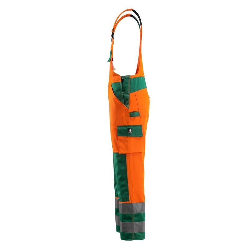 Macacão MASCOT® Barras, alta visibilidade laranja/verde