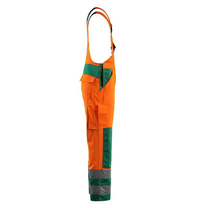 Macacão MASCOT® Barras, alta visibilidade laranja/verde