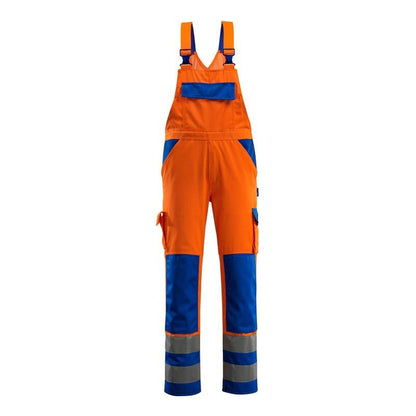 Macacão MASCOT® Barras, laranja de alta visibilidade/azul grão