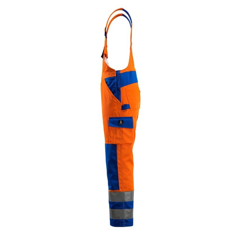 Macacão MASCOT® Barras, laranja de alta visibilidade/azul grão