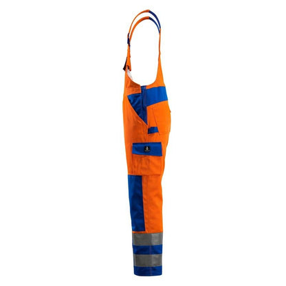 Macacão MASCOT® Barras, laranja de alta visibilidade/azul grão