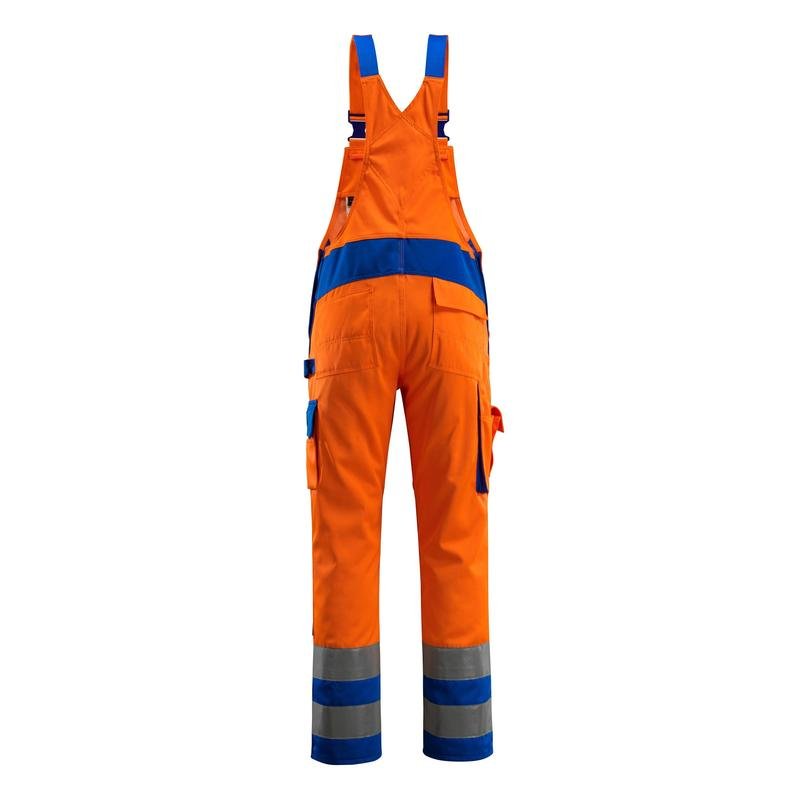 Macacão MASCOT® Barras, laranja de alta visibilidade/azul grão